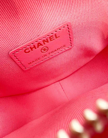 Chanel 22S Pink Small heart bag