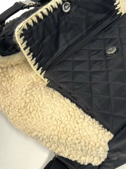 Chanel Coco Neigh Ski Collection shearling backpack
