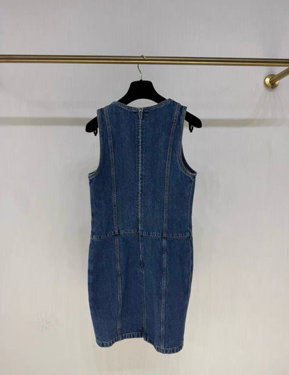 Chanel 22k denim dress size 36