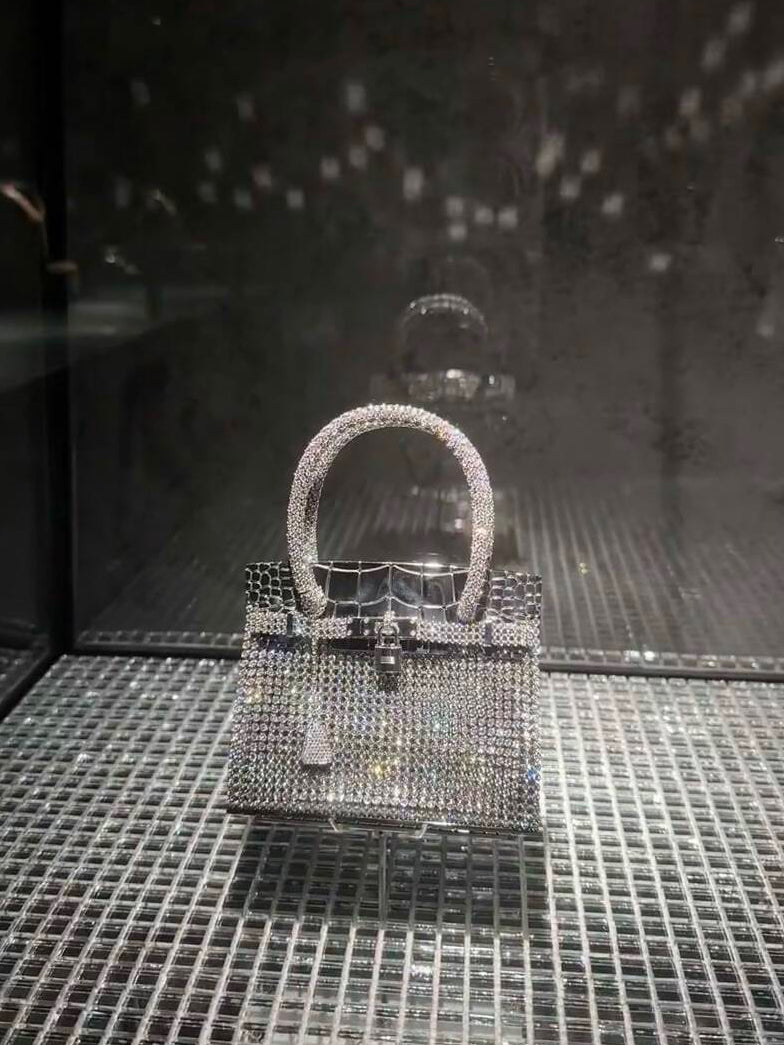 Hermès Sac Bijou Birkin — Solid 18K White Gold