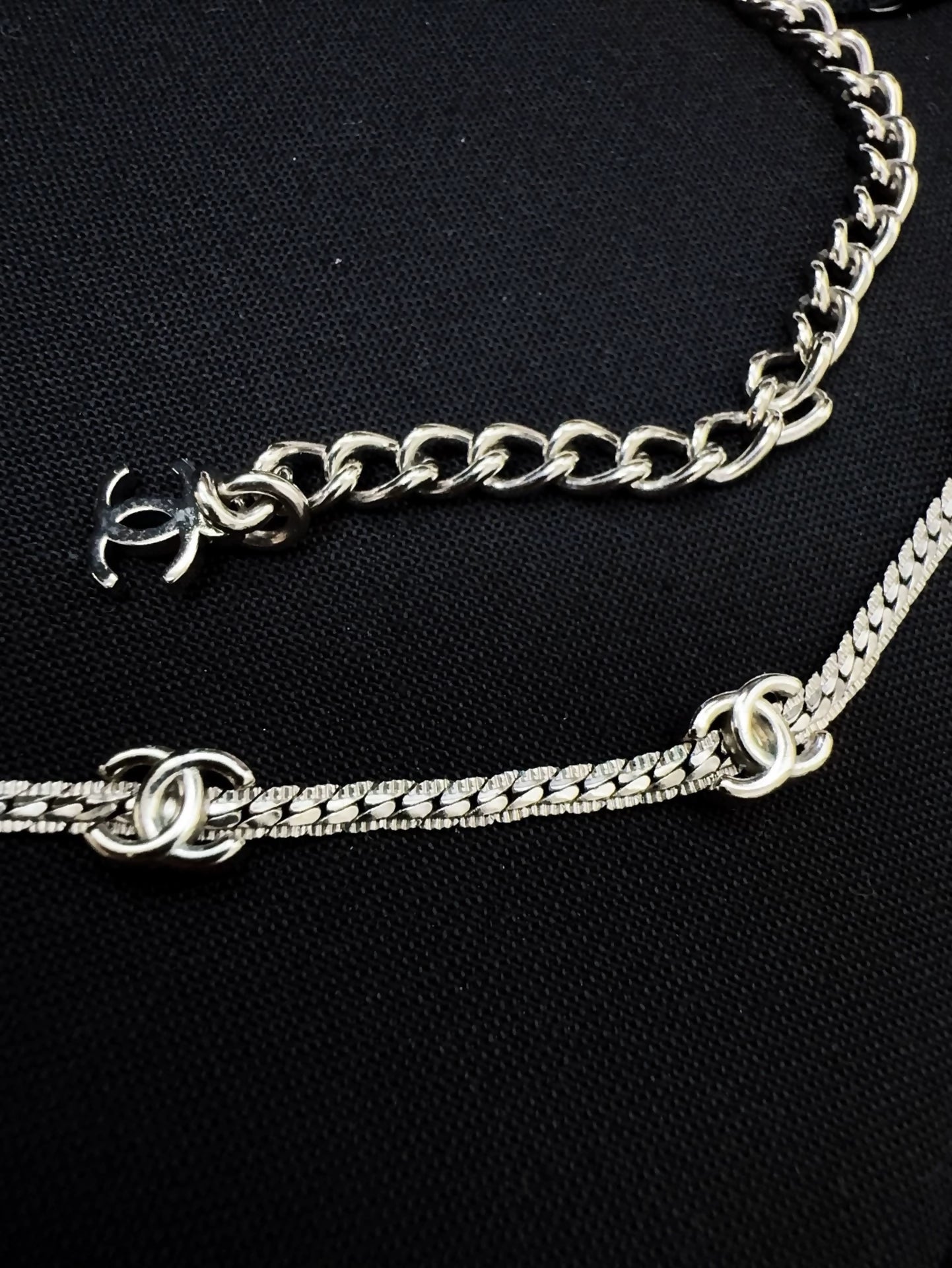 Chanel 25 classic double C necklace