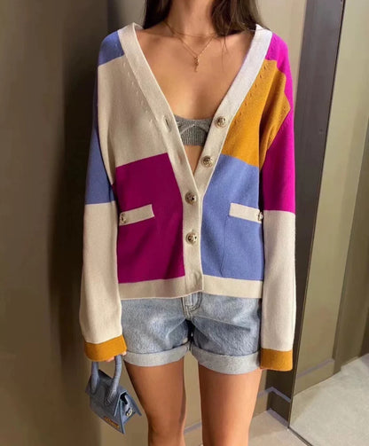 Chanel 20K colourful cashmere cardigan