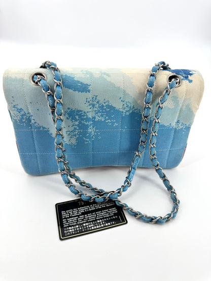 Chanel 2002 Surf Line Choco Bar Flap Bag