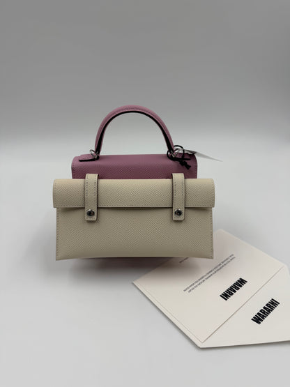 Hermès Kelly Doll "Picto" Quelle Idole Mauve Sylvestre, Lime, Nata & Chai Epsom Palladium Hardware