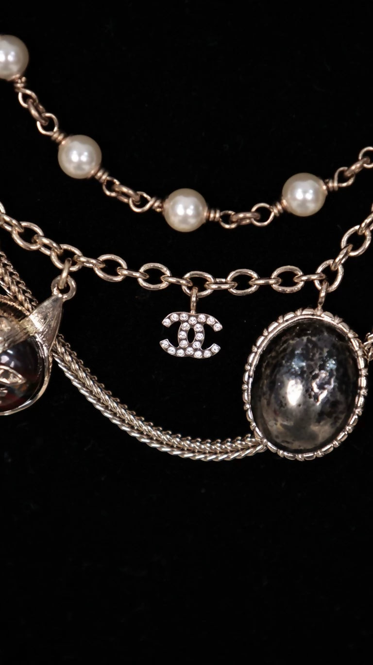 Chanel 2019 Egypt Collection Multi-layer charms Necklace