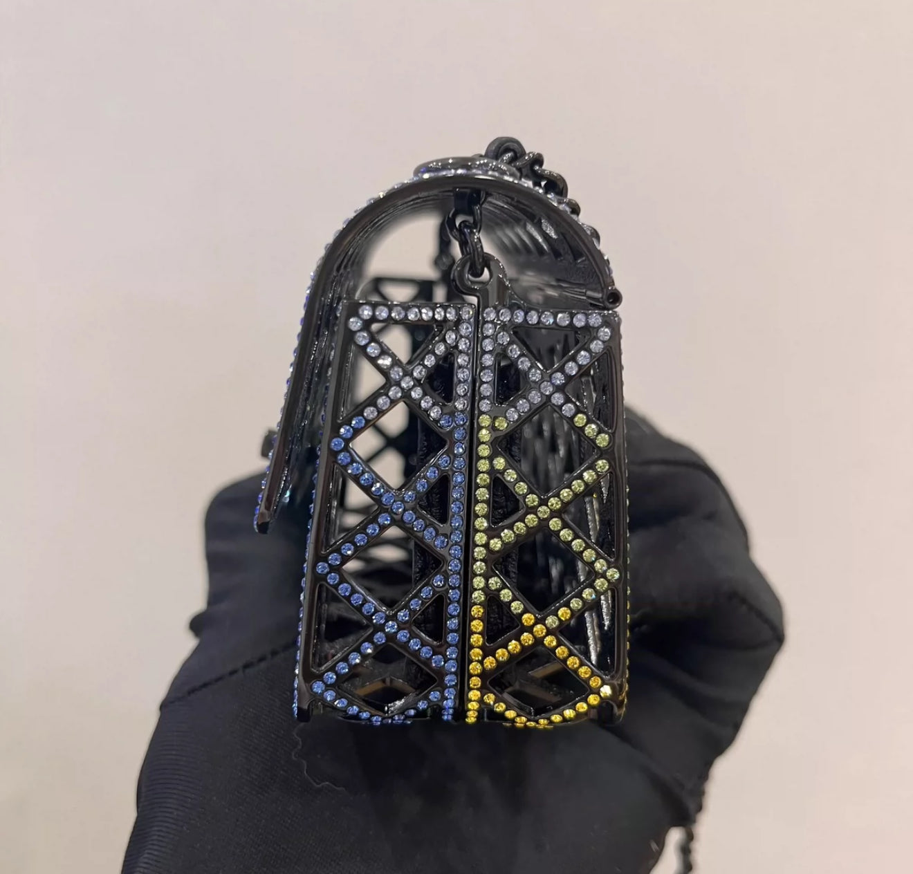 CHANEL 24C MULTI-COLOUR CRYSTAL METAL MINI FLAP BAG – Wararni.com