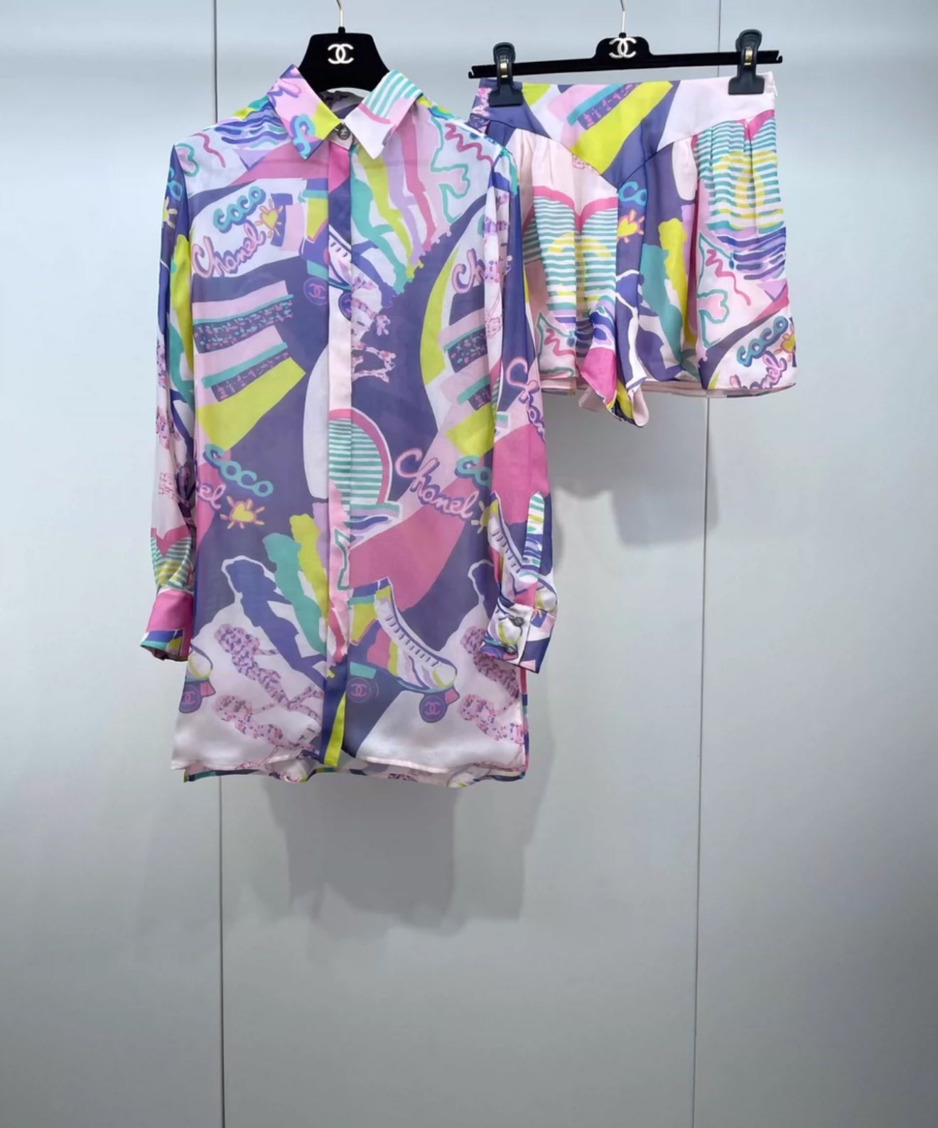 Chanel 24C Multicolor silk shirt