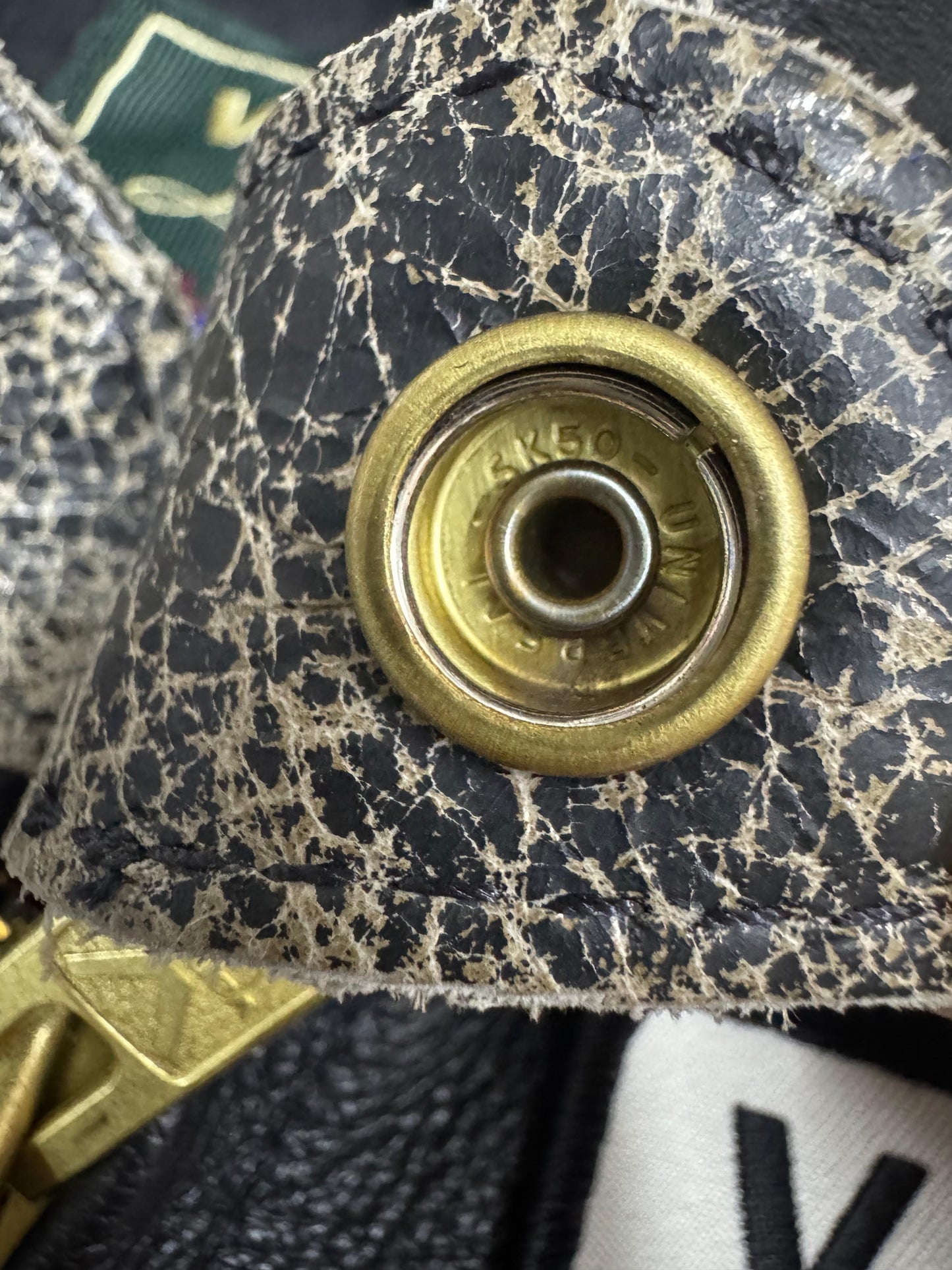 Aimé Leon Dore/ Vanson distressed Leather Moto Jacket - size M