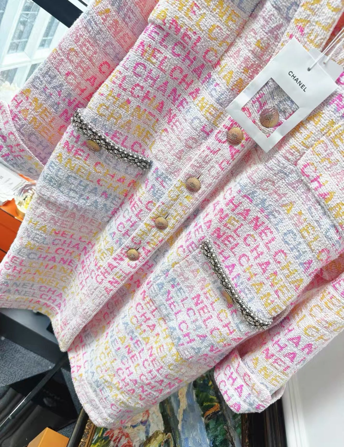 Chanel 23C pink coat
