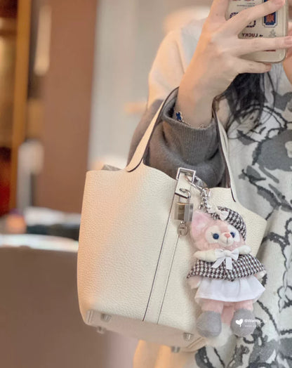 Hermes Picotin 18 Nata Togo Leather Palladium Hardware