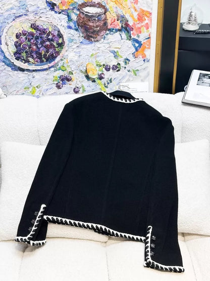 Chanel 21C Black tweed Jacket