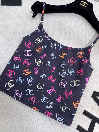 Chanel 24S navy blue top
