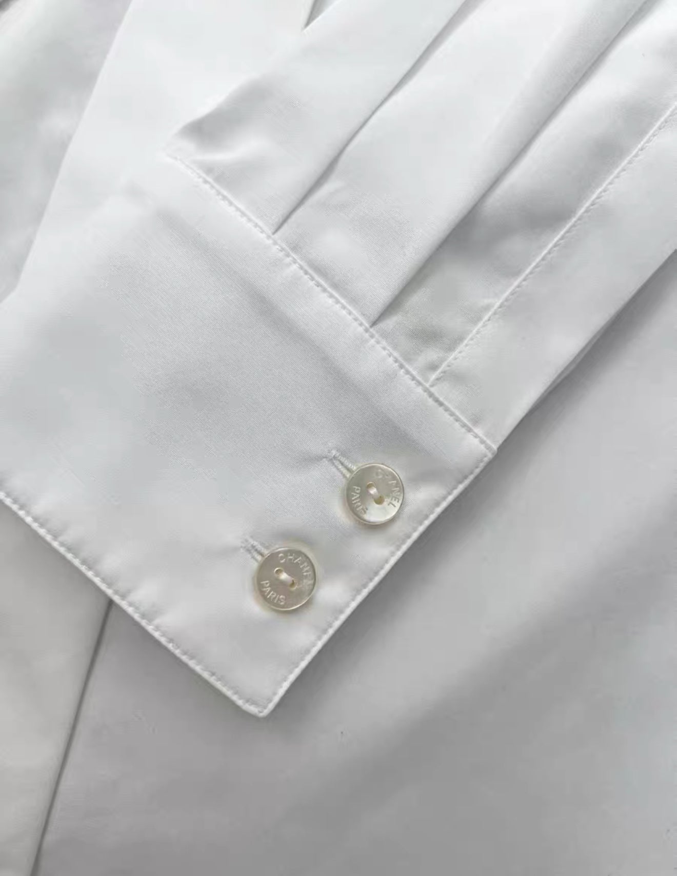 Chanel 21S White tunic shirt