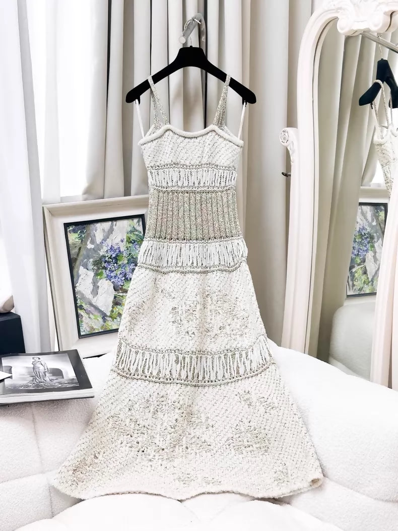 Chanel 17C ecru dress