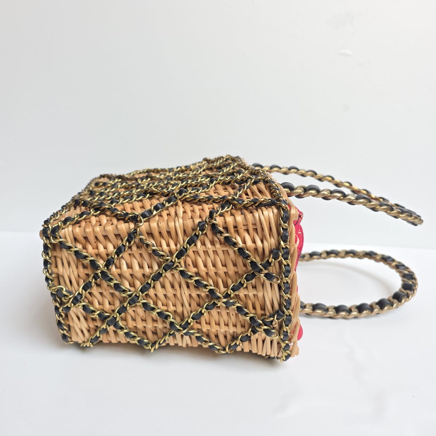 Rare Chanel basket wicker bag Spring-Summer 1994