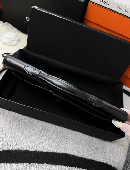 Hermes Kelly cut So Black Box Leather