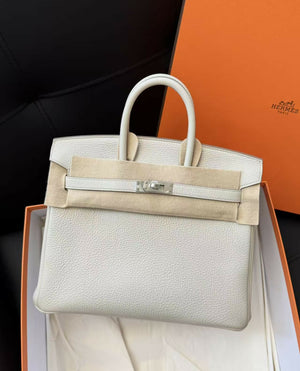Hermès Birkin 25 Bleu Brume Togo Leather with Palladium Hardware
