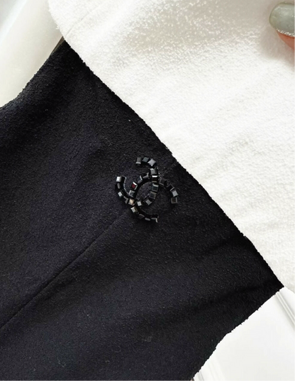 Chanel 22s black/ecru jumpsuit