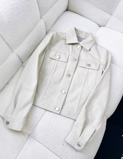 Hermes off-white denim jacket size 34