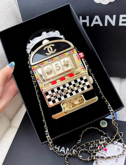 CHANEL CASINO MINAUDIÈRE BAG 23C MONACO SLOT MACHINE EVENING CLUTCH