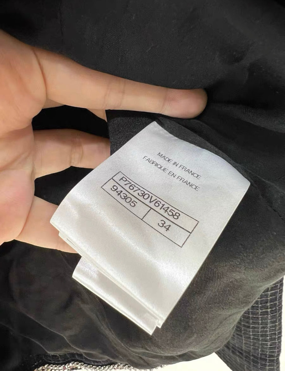 Chanel 24p black jacket size 34 – Wararni.com