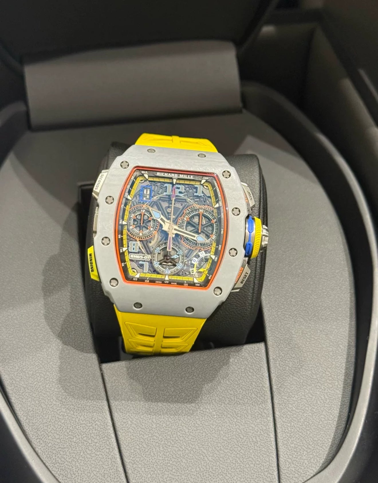 Richard Mille RM 65-01 Automatic Split-Seconds Chronograph Grey Quartz ...
