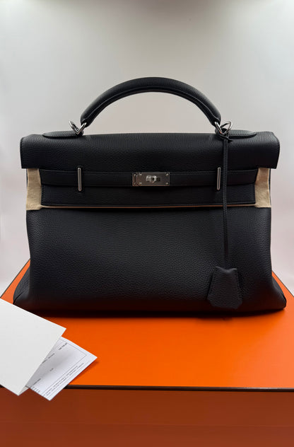 Hermes Maxi Kelly 42 Veau Togo 89 Noir (Brand new 2026 - full set)