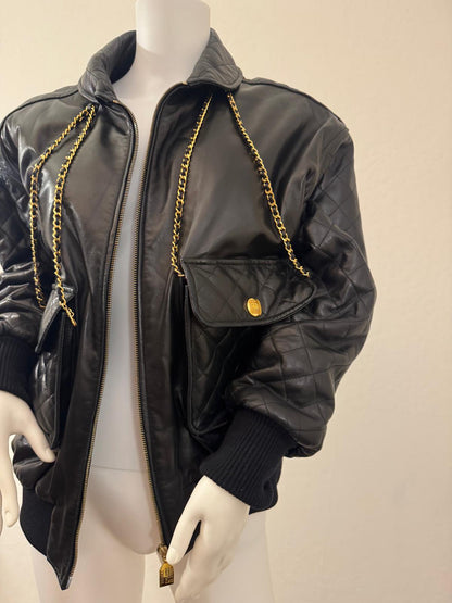 Iconic Vintage Chanel Bomber jacket