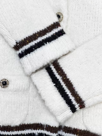 Chanel 25N white cardigan