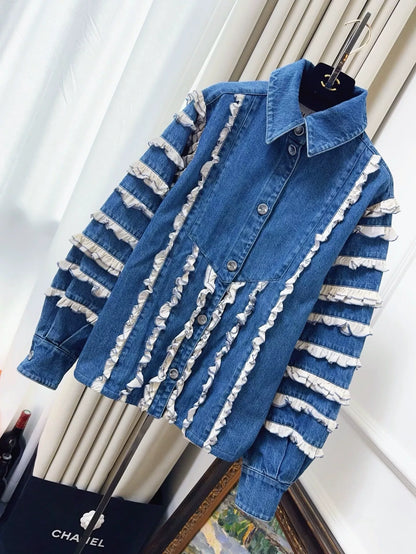Chanel 20S blue denim jacket