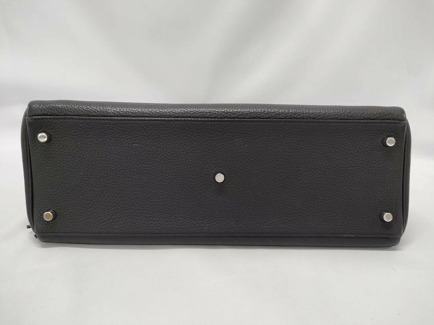 Hermes Vintage Kelly shoulder black Fringe