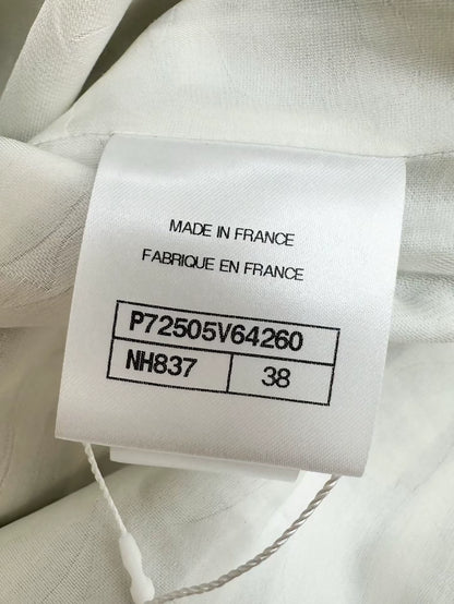 Chanel 22SS Multicolor stripes sequinned dress