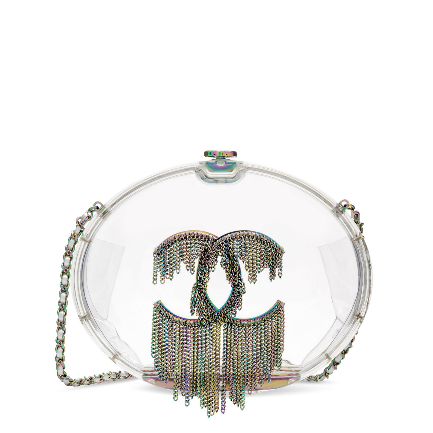 Chanel CC Chain-Embellished Acrylic Shoulder Bag – 2018