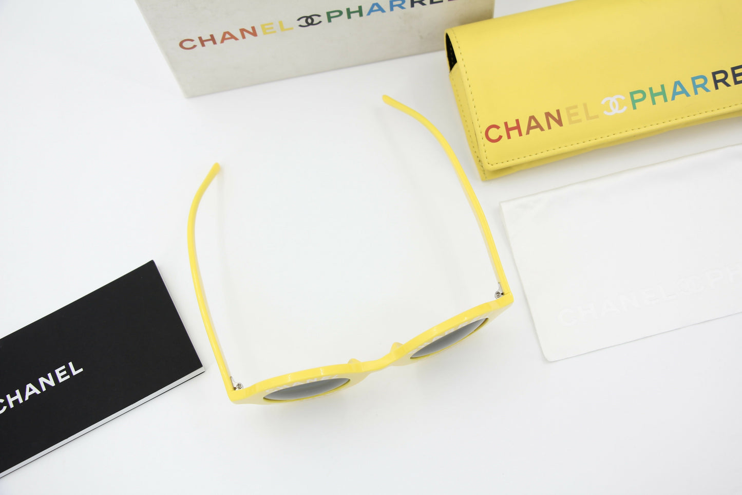 Chanel 2019 CC Pharrell Yellow Sunglasses