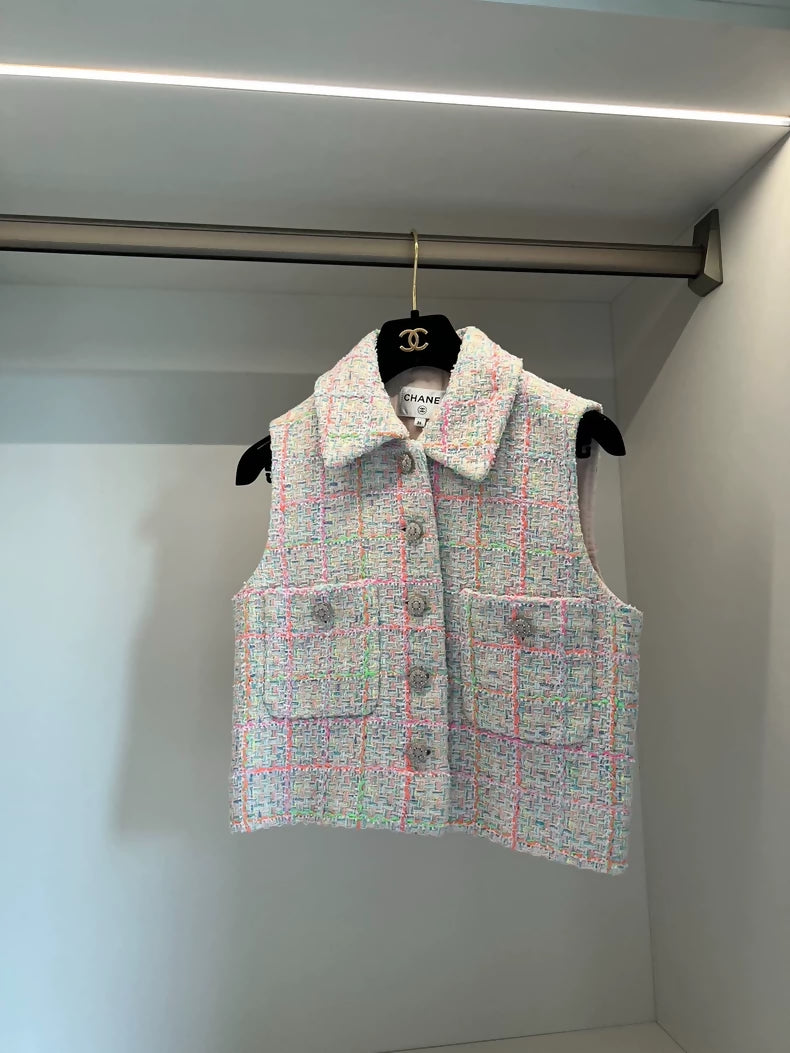 Chanel 24C multicolour tweed