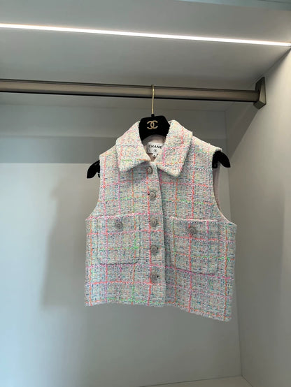 Chanel 24C multicolour tweed