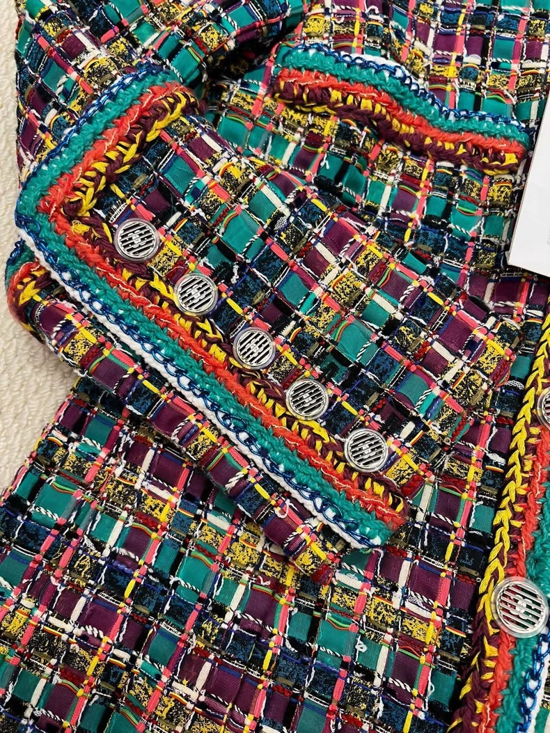 Chanel 17S Colorful Tweed Jacket