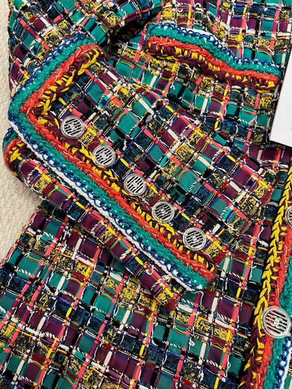 Chanel 17S Colorful Tweed Jacket