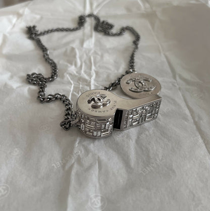 Chanel whistle necklace