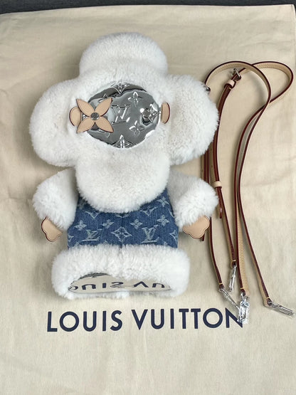 LV Sunflower Denim Backpack