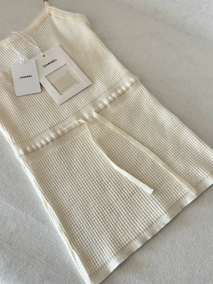 Chanel 24A Creamy Yellow Knit top