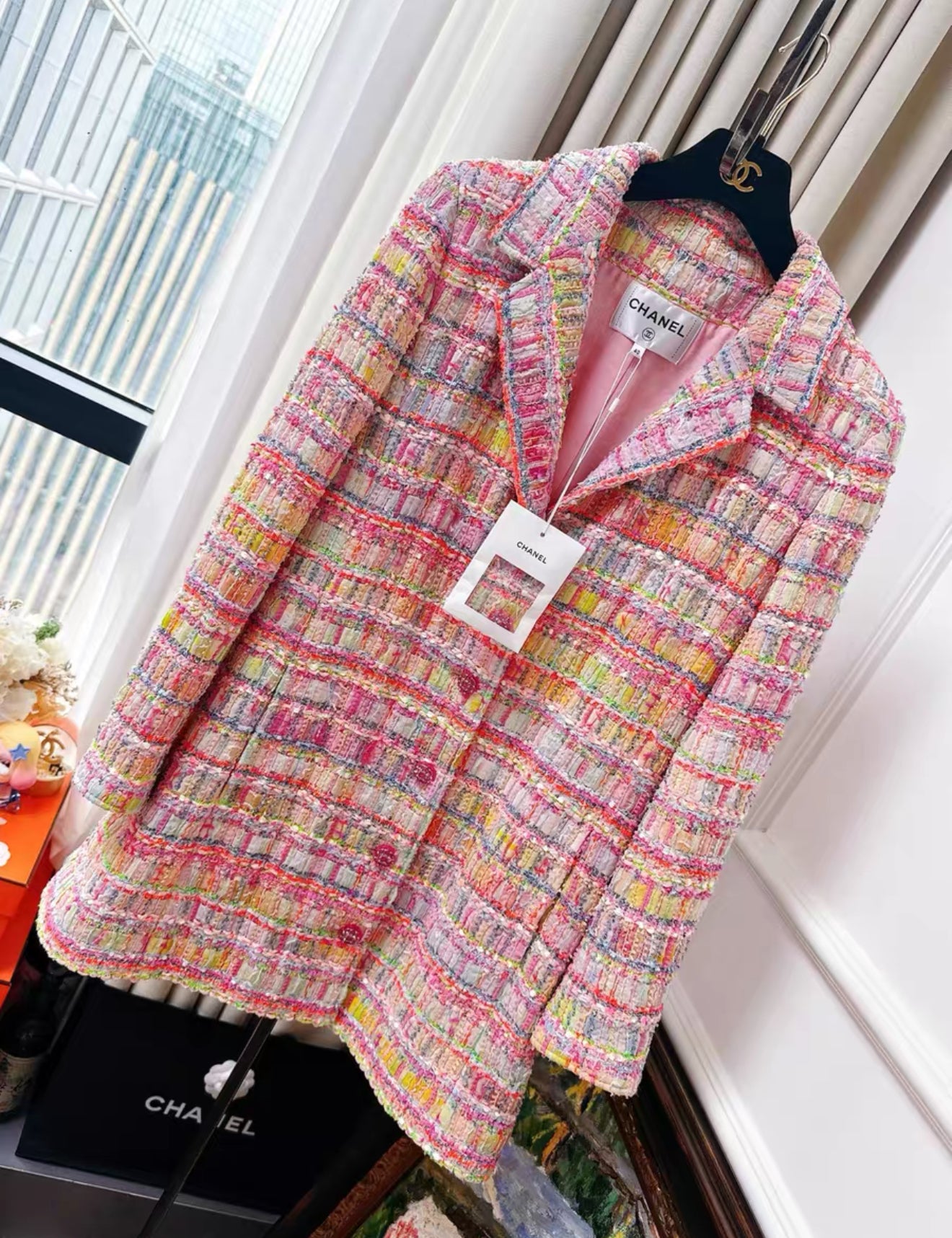 Chanel 24C multicolor dress jacket