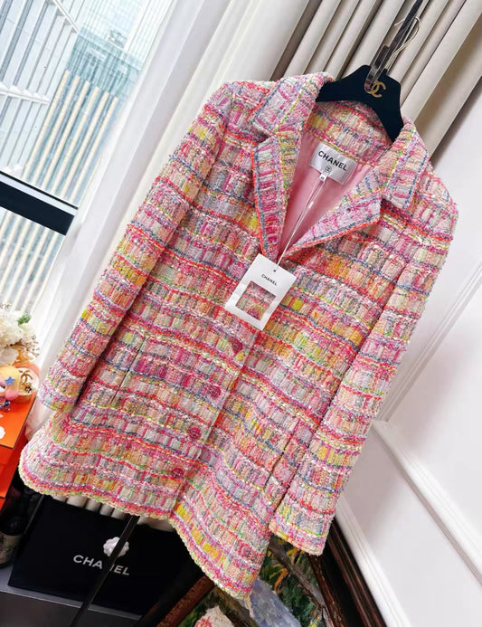 Chanel 24C multicolor dress jacket