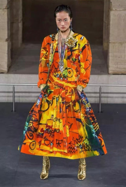 Chanel 19A Graffiti Skirt