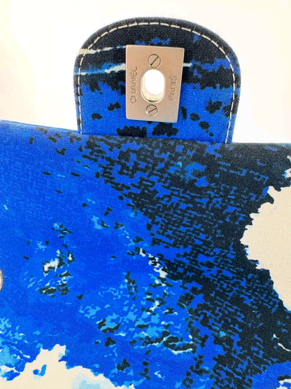 Chanel 2002 Surf Line Choco Bar Flap Bag