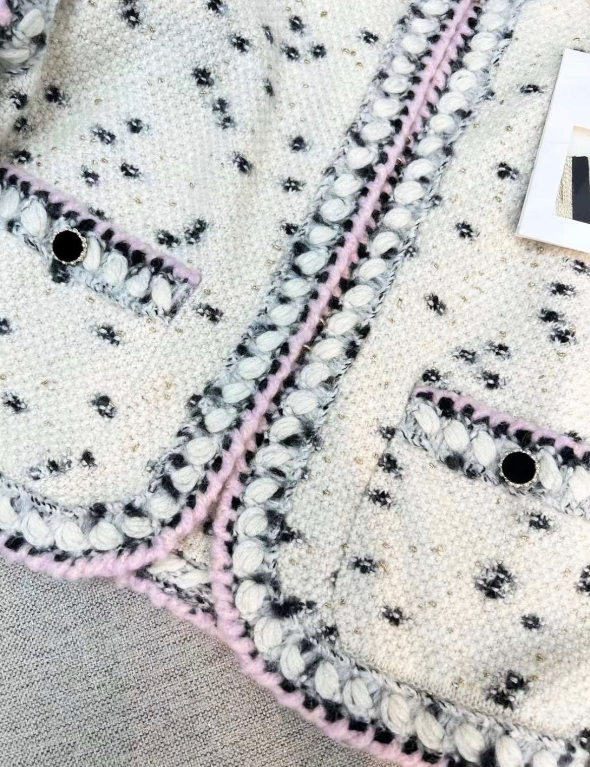 CHANELシャネル レースブルゾン ジャケット カーディガン2007年クルーズ CHANEL】シャネル『ニットブルゾン size34』P59741K07813 レディース