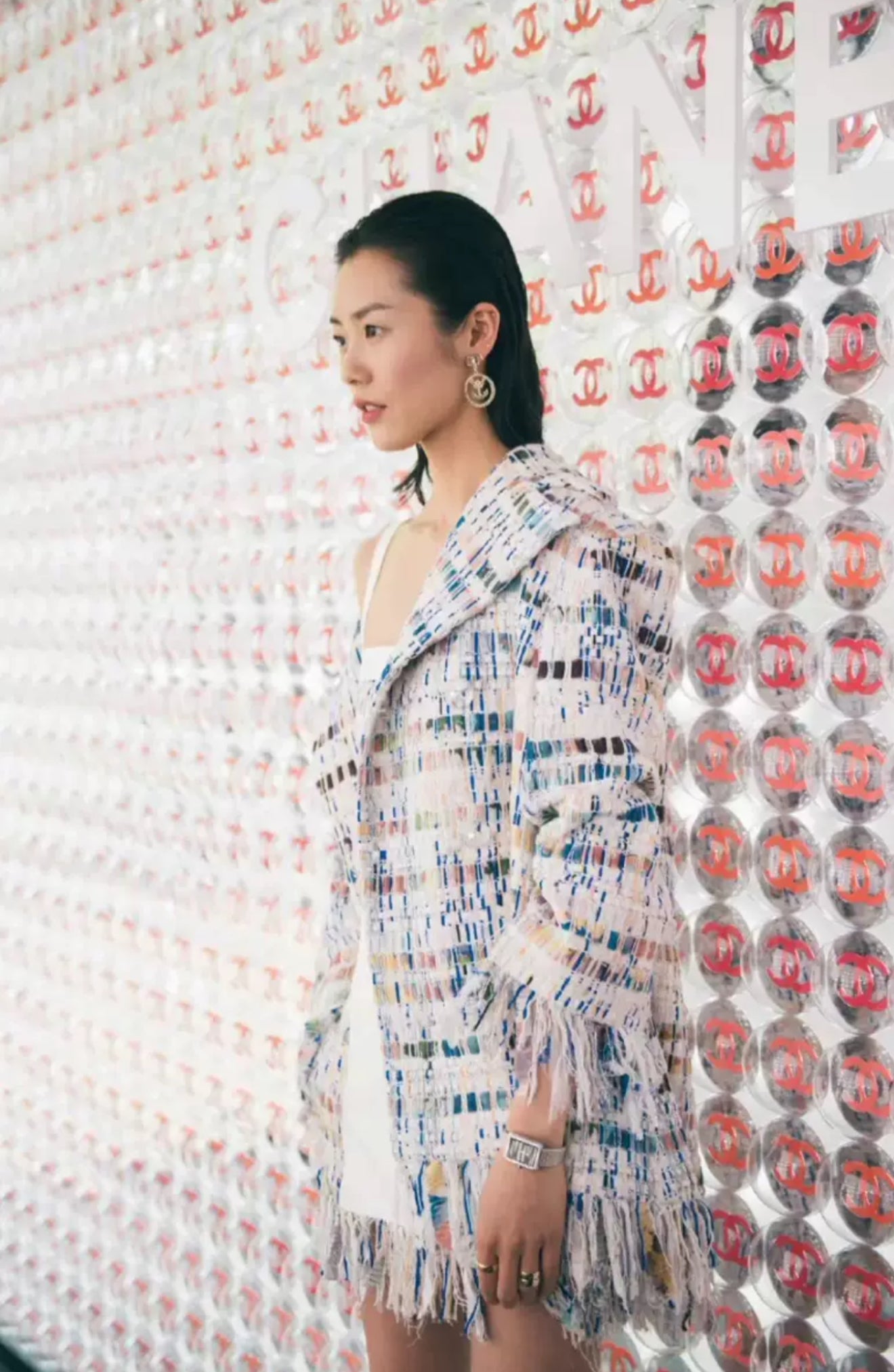 Chanel 18S Fantasy Tweed Caban jacket