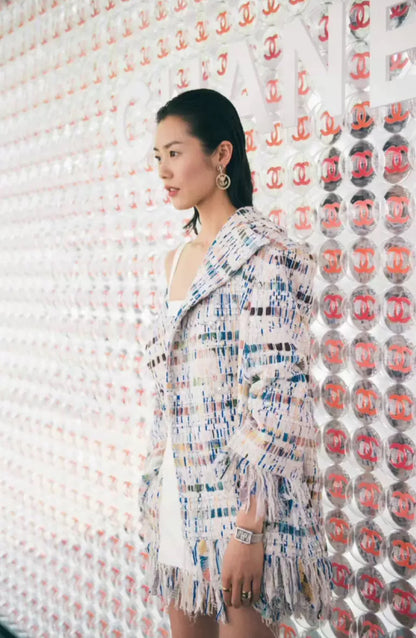 Chanel 18S Fantasy Tweed Caban jacket