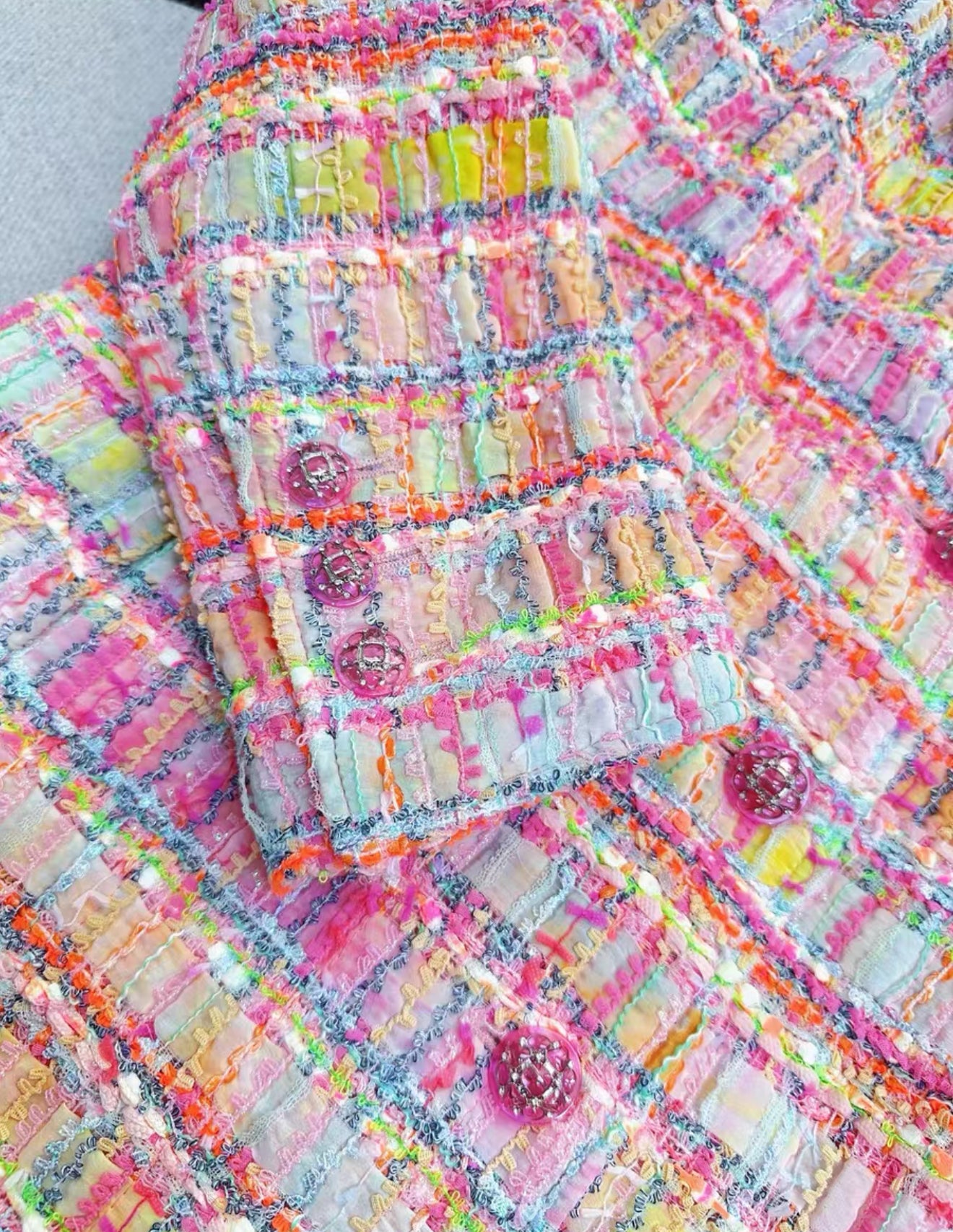 Chanel 24C multicolor dress jacket