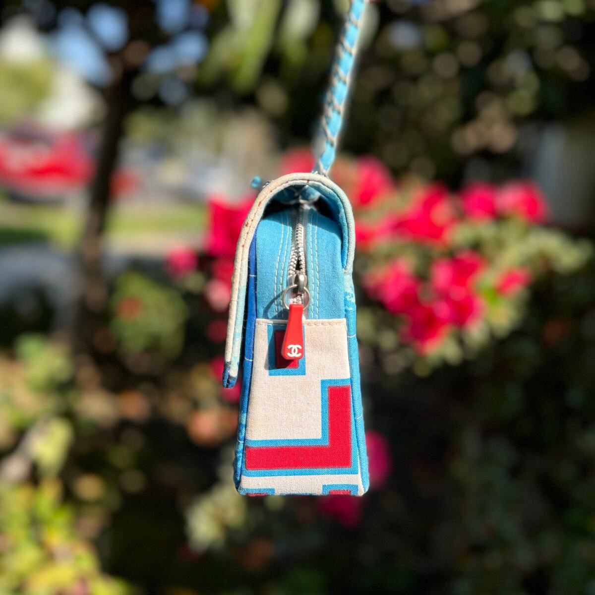 Rare Chanel 2002 Surf Line Choco Bar Flap Bag – Wararni.com